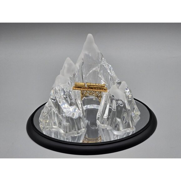 Franklin Mint‎ Orient Express Train Crystal Alps Gold Plate 1989 Gold Legend - Picture 1 of 10
